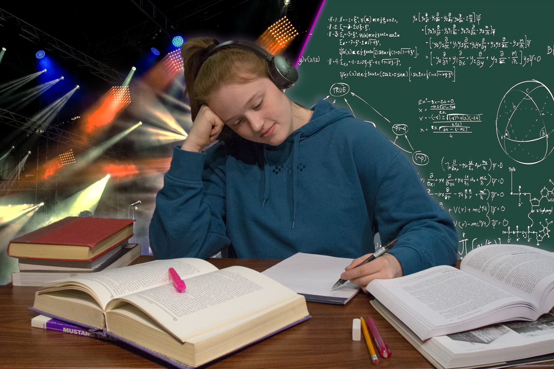 Music For Studying graphic (png)